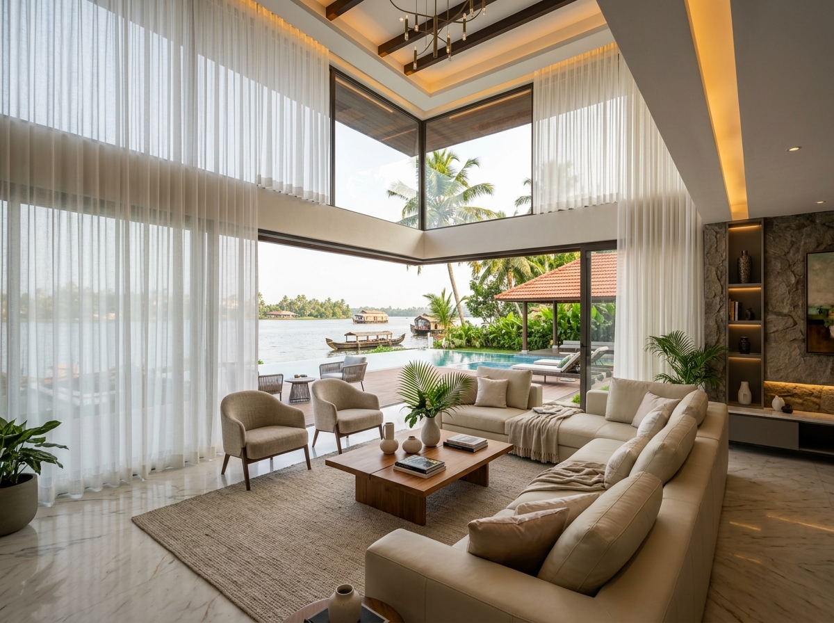 Kochi Villa Sheer Curtains