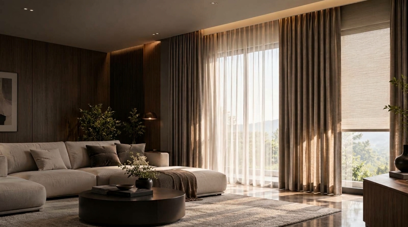 SanCurtains Luxury Living Room